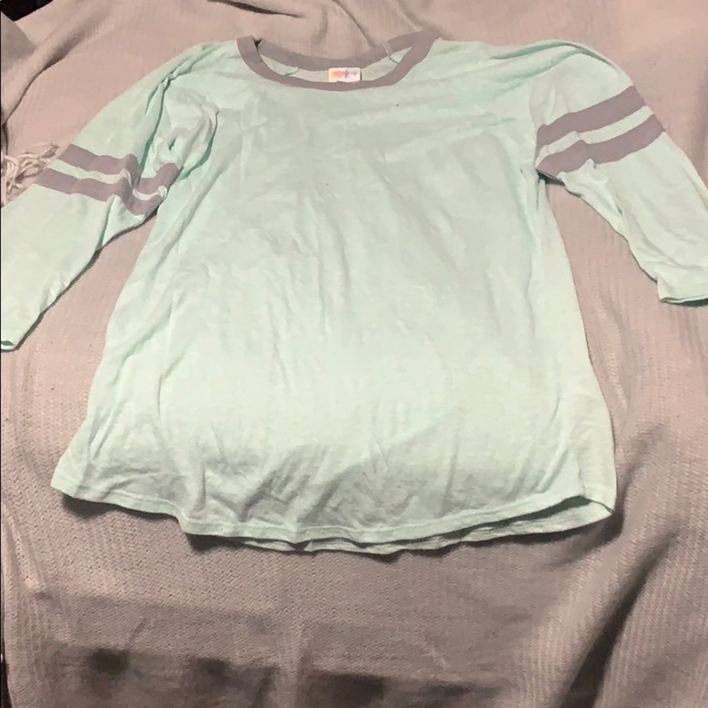 Sea foam green 3/4 sleeve